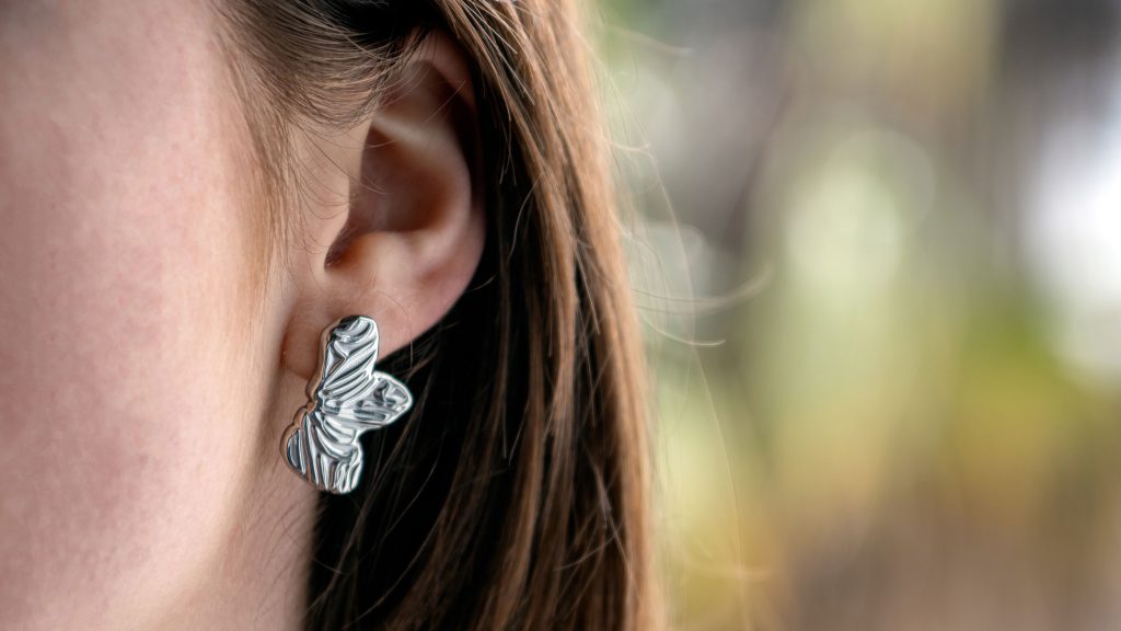 Boucles d’oreilles en acier inoxydable