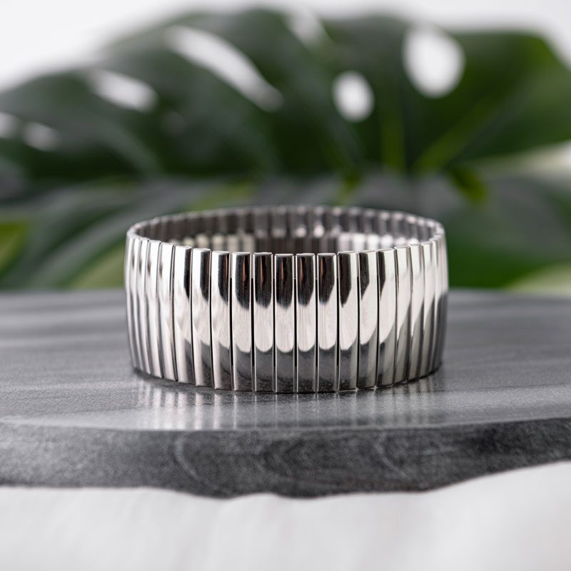 Bracelet LargeJonc Argent