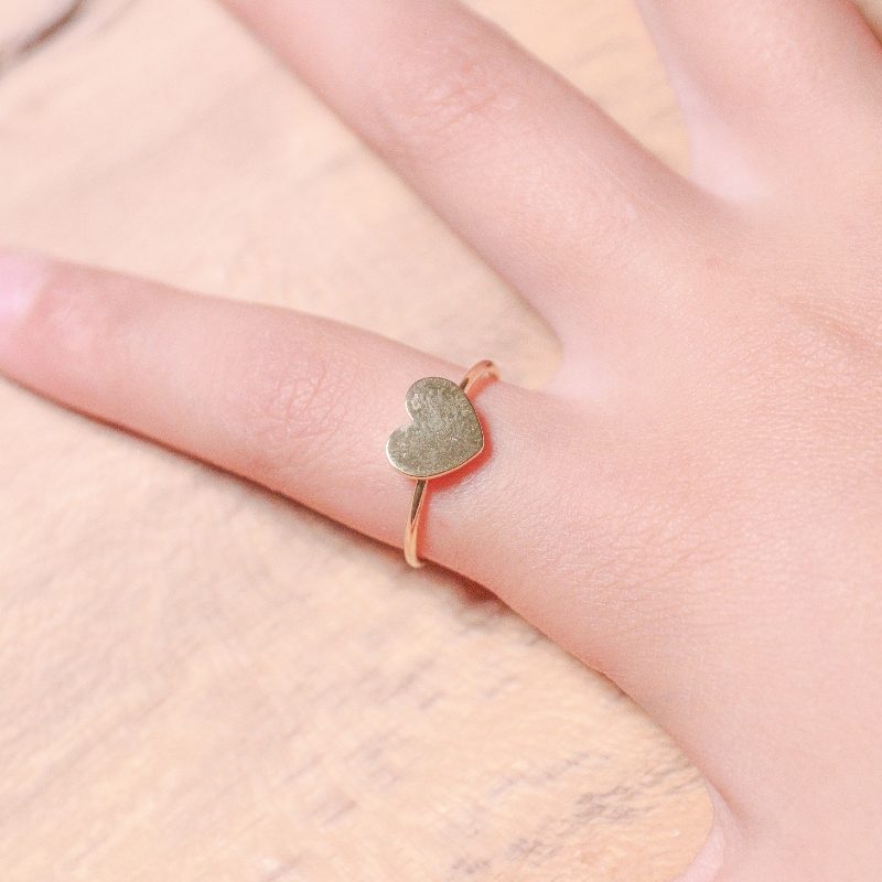 Bague enfant coeur Achéry Bijoux